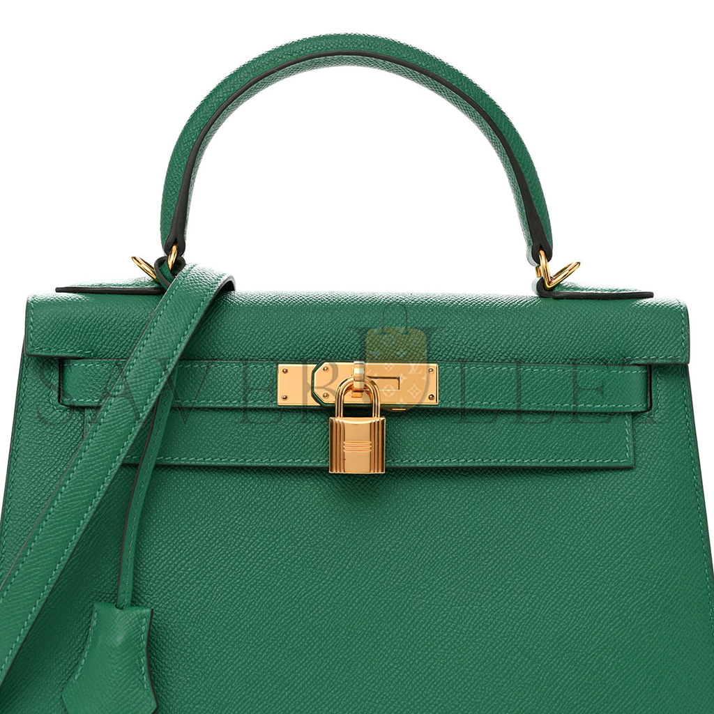 H**mes epsom kelly sellier 28 vert vertigo (28*22*10cm)